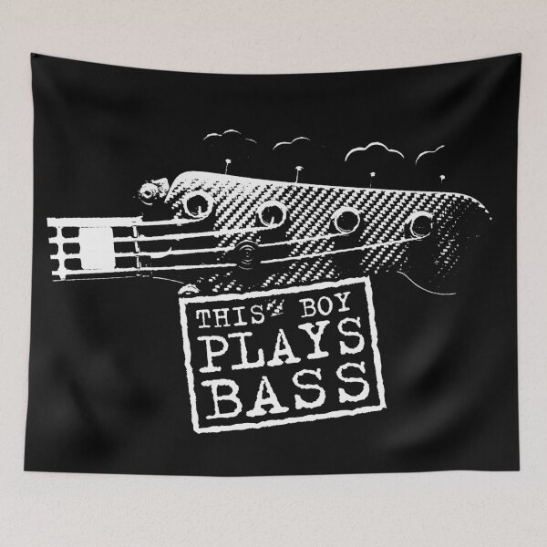 Item preview, This Boy Plays Bass designed and sold by helenacooper.