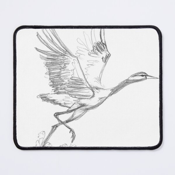 Item preview, Launching Crane Sketch designed and sold by Dina's Fine Arts.