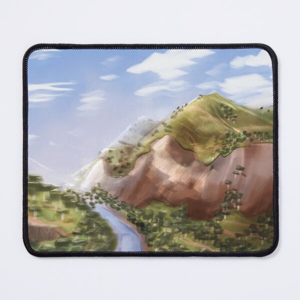 Item preview, Blocky mountains designed and sold by dorkaarts.