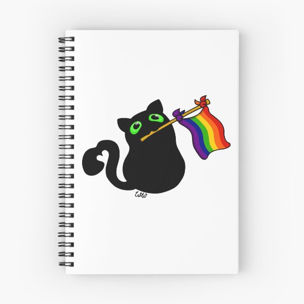 Item preview, Pride Flag Kitty - LGBTQ designed and sold by WorksOfWhimsies.