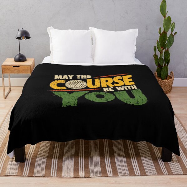 Item preview, May The Course Be With You Golf Golfer Player Humor designed and sold by HumansStuck12.