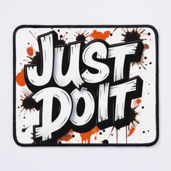 Item preview, Just do it Motivational T-Shirt | Minimalist Inspirational Quote Graphic designed and sold by Mafiazilla.