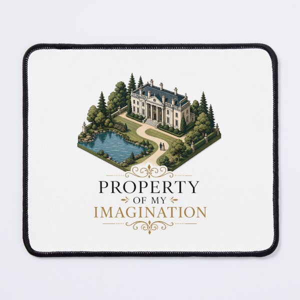 Item preview, Property Of My Imagination Pemberley Pride and Prejudice Art designed and sold by Fenay Designs.