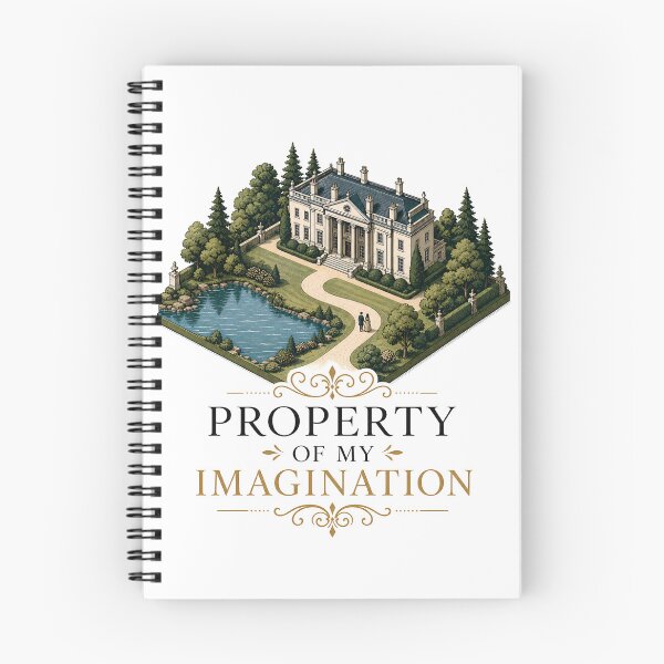 Item preview, Property Of My Imagination Pemberley Pride and Prejudice Art designed and sold by Fenay Designs.