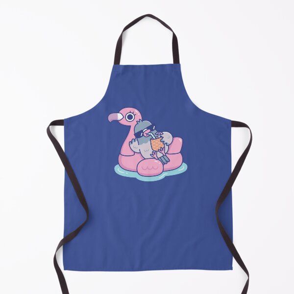 Item preview, Funny Pigeon With Sunglasses Chilling On Flamingo Float designed and sold by rustydoodle.