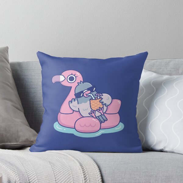 Item preview, Funny Pigeon With Sunglasses Chilling On Flamingo Float designed and sold by rustydoodle.