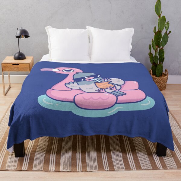 Item preview, Funny Pigeon With Sunglasses Chilling On Flamingo Float designed and sold by rustydoodle.