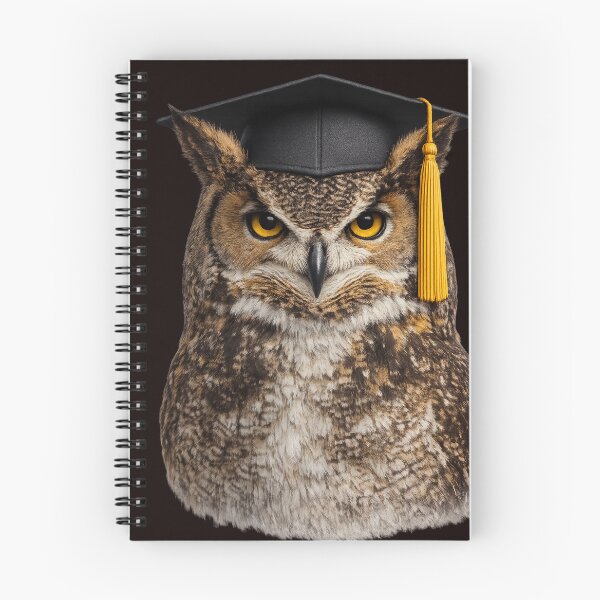 Item preview, Wise Owl Wearing Graduation Cap Portrait designed and sold by BagFactoryUK.