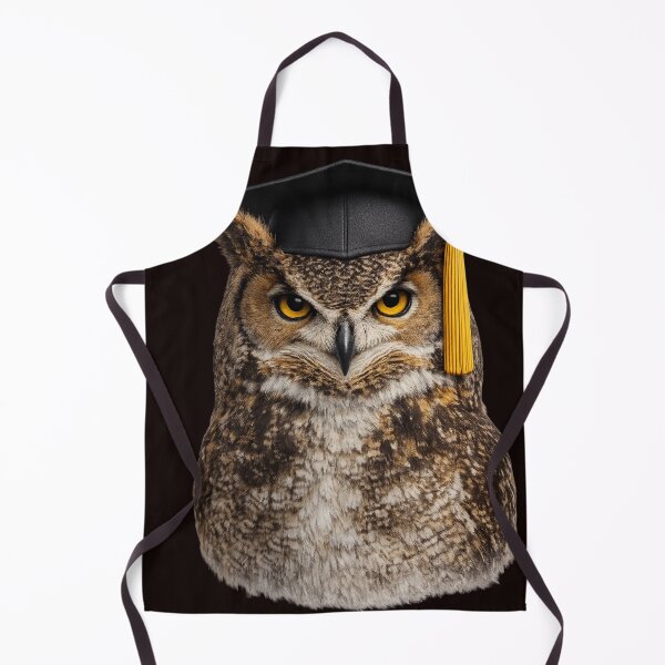 Item preview, Wise Owl Wearing Graduation Cap Portrait designed and sold by BagFactoryUK.