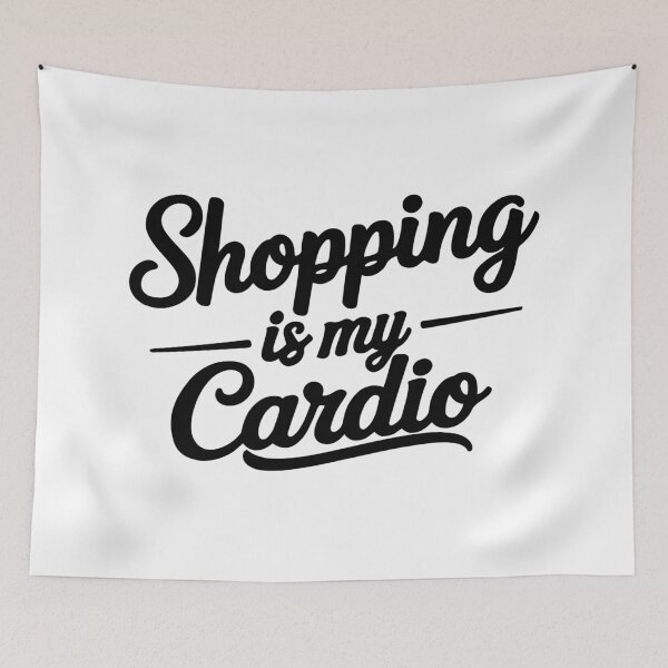 Item preview, Shopping is my Cardio designed and sold by cafelab.