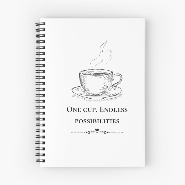 Item preview, One Cup Endless Possibilities | Inspirational Coffee Quote designed and sold by Krish685.