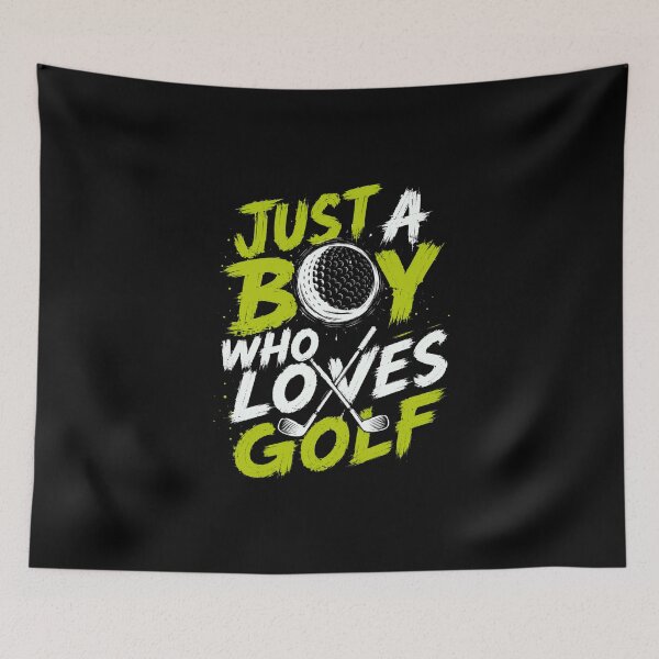 Item preview, Just A Boy Who Loves Golf Junior Player Hobby designed and sold by HumansStuck12.