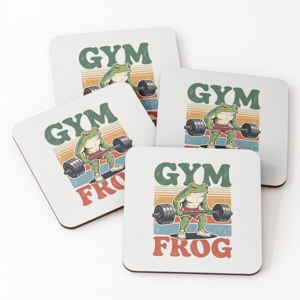Item preview, Gym Frog Vintage Retro Deadlift Weightlifting Funny designed and sold by andromeda-redd.