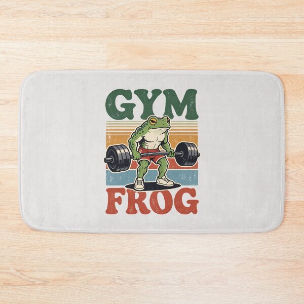 Item preview, Gym Frog Vintage Retro Deadlift Weightlifting Funny designed and sold by andromeda-redd.