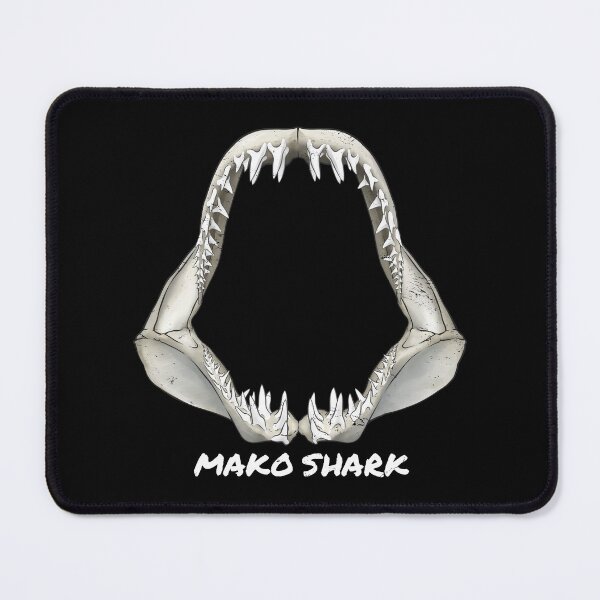 Item preview, Mako shark jaw designed and sold by NicGrayGraphic.