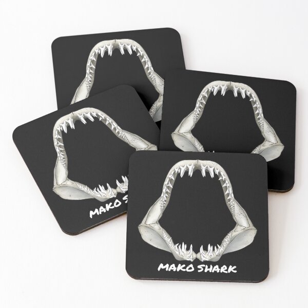 Item preview, Mako shark jaw designed and sold by NicGrayGraphic.