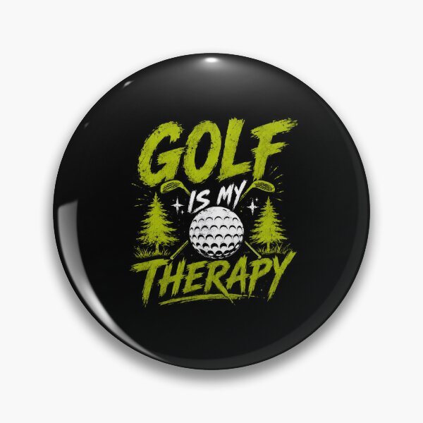 Item preview, Golf Is My Therapy Golfer Hobby Enthusiast Player designed and sold by HumansStuck12.