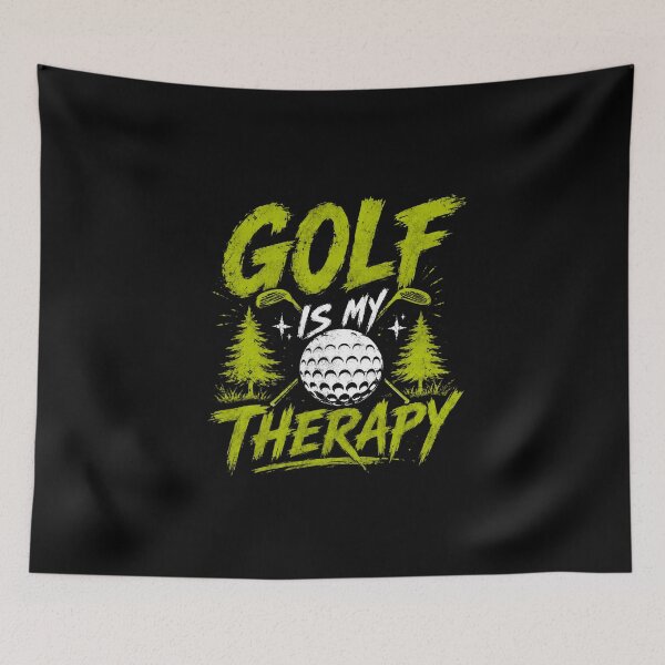 Item preview, Golf Is My Therapy Golfer Hobby Enthusiast Player designed and sold by HumansStuck12.