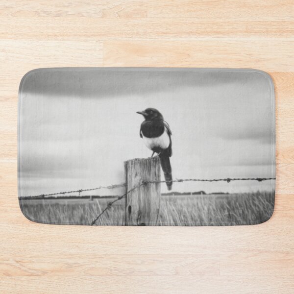 Item preview, A Magpie perched on an old fence, Birds in Motion designed and sold by CDC40.