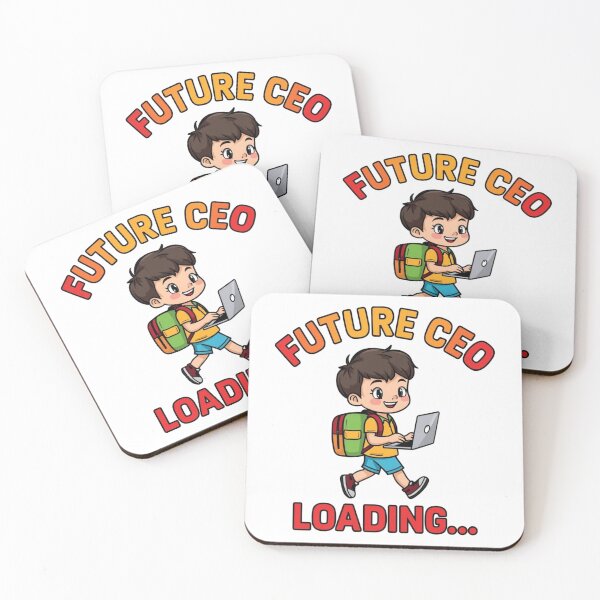 Item preview, Future CEO Loading... – Cute Cartoon Boy with Backpack & Laptop | Back to School Design designed and sold by Cartoon art with a purpose ❤️ Supporting Althea’s friends .