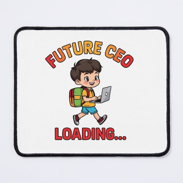 Item preview, Future CEO Loading... – Cute Cartoon Boy with Backpack & Laptop | Back to School Design designed and sold by Cartoon art with a purpose ❤️ Supporting Althea’s friends .