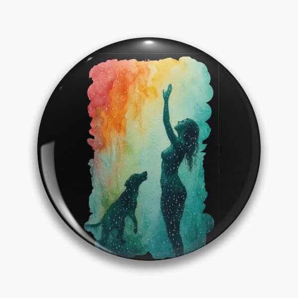 Item preview, Dancing in the Rain #6 | Vibrant Silhouette Faithful Companion designed and sold by halibutgoatramb.