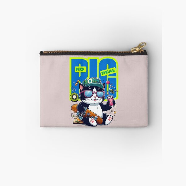 Item preview, No Big Deal Cat Skateboard T-Shirt |Cool Skater Kitty Streetwear Gift T-Shirt designed and sold by RealCuties.