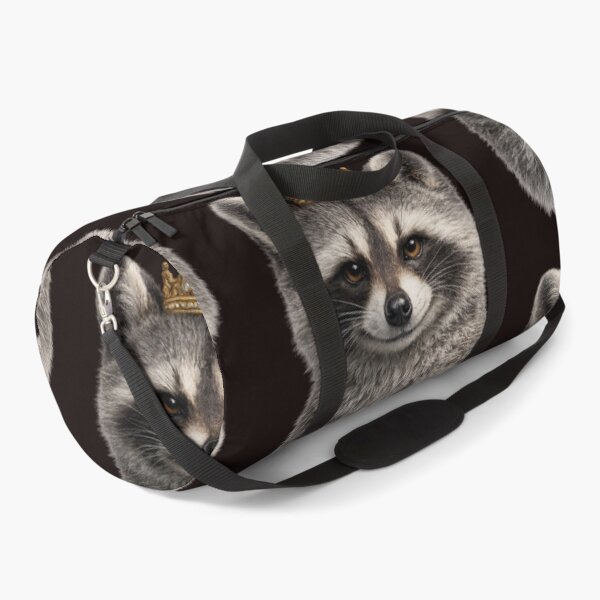 Item preview, Royal Raccoon Wearing Golden Crown Portrait designed and sold by BagFactoryUK.