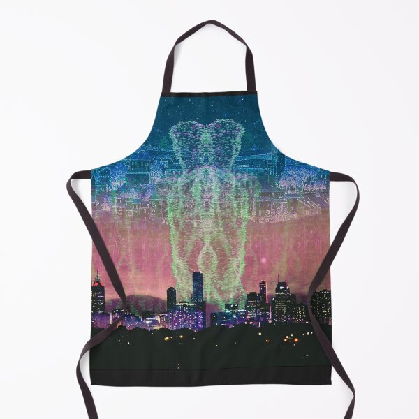 Item preview, Cyberpunk Melbourne Skyline | Glitch Synthwave Art designed and sold by Michael Capparelli.