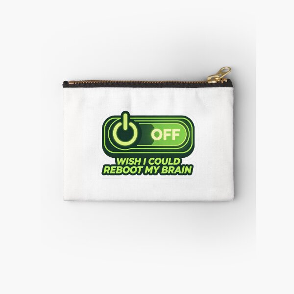 Item preview, Turn It Off And On Again Human Tech Support Sticker designed and sold by yanejoy.