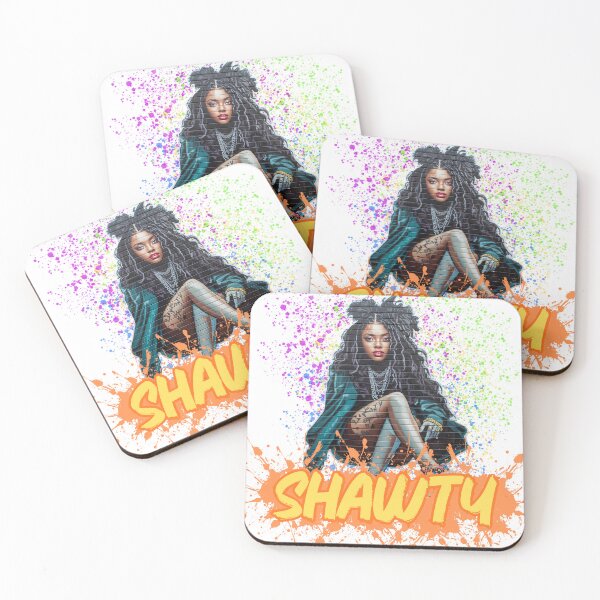 Item preview, Shawty | Urban Street Art | Black Girl Magic Hip Hop designed and sold by Neurospicy Trolls.