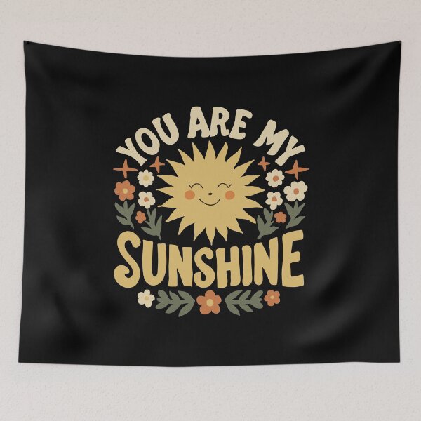 Item preview, Sunshine, retro vintage 70s groovy aesthetic sun design designed and sold by LeshanArt.