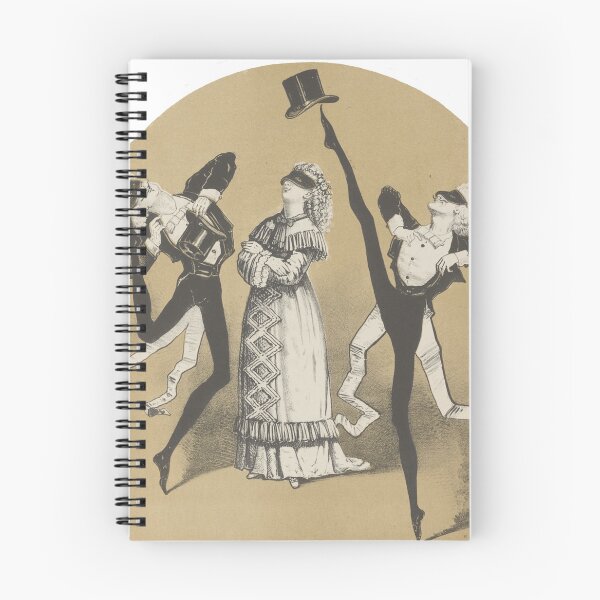 Item preview, Vintage Theater Illustration of Masked Dancers for Performing Arts Lovers designed and sold by RickE.