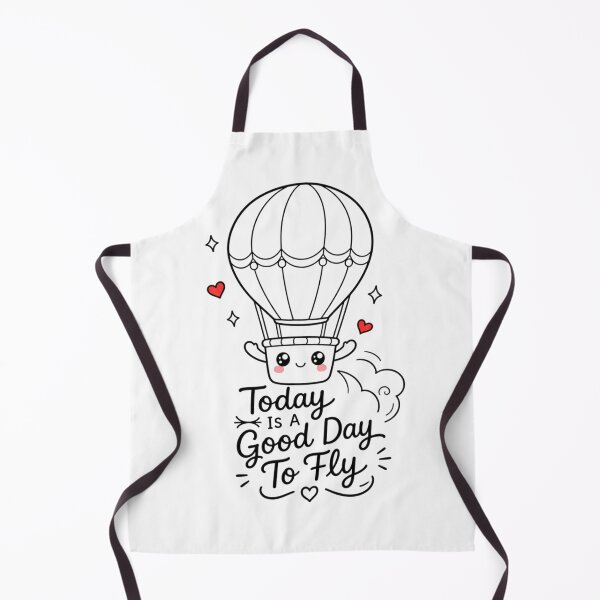 Item preview, Today Is a Good Day to Fly | Kawaii Hot Air Balloon Inspiration designed and sold by Dulxoz.