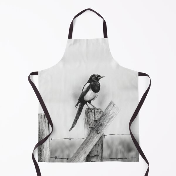 Item preview, A Magpie perched on an old fence, Birds in Motion designed and sold by CDC40.
