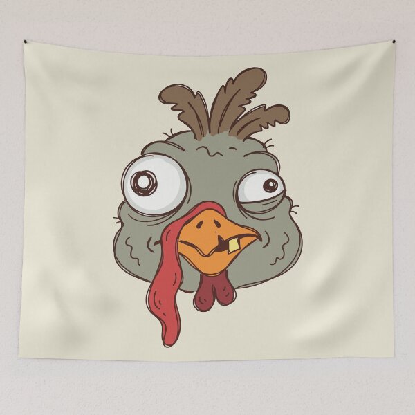 Item preview, Funny Turkey Face Halloween designed and sold by bihtti.