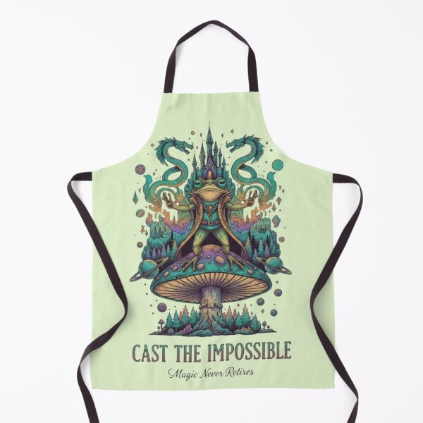 Item preview, Mystic Frog Summoner – Psychedelic Fantasy Mushroom Artwork designed and sold by Dogandesighn.