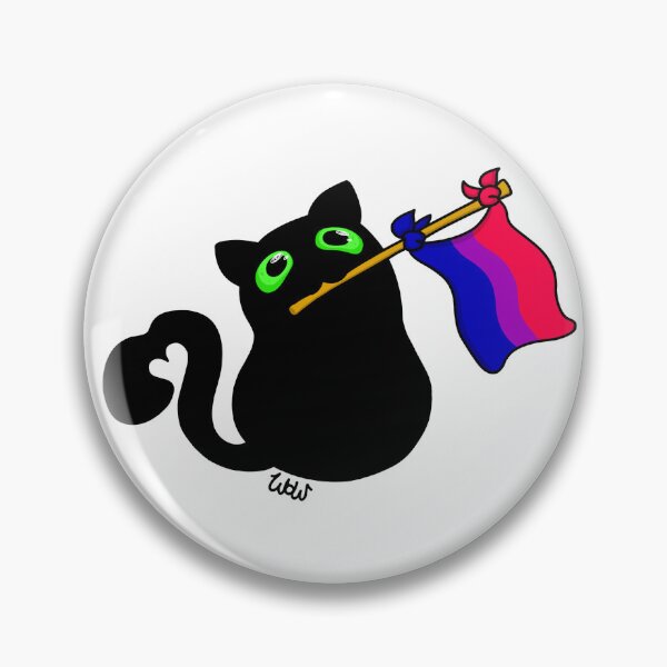 Item preview, Pride Flag Kitty - Bi designed and sold by WorksOfWhimsies.