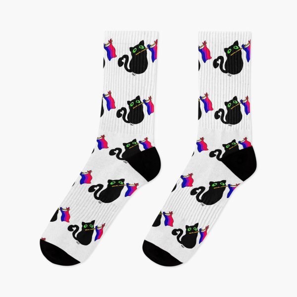 Item preview, Pride Flag Kitty - Bi designed and sold by WorksOfWhimsies.