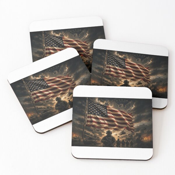 Item preview, American Flag Military | USA Patriotic Soldier | Tactical Army Veteran Eagle | Freedom Artwork designed and sold by Ellocodelamascara.
