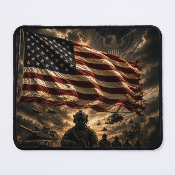 Item preview, American Flag Military | USA Patriotic Soldier | Tactical Army Veteran Eagle | Freedom Artwork designed and sold by Ellocodelamascara.