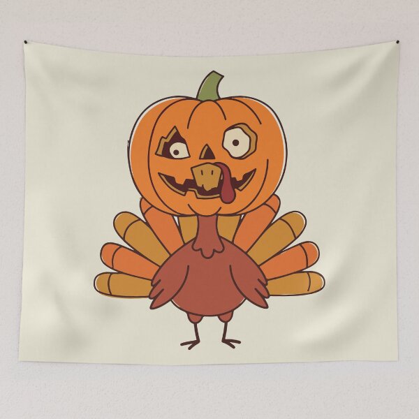 Item preview, Funny Turkey Face Halloween designed and sold by bihtti.