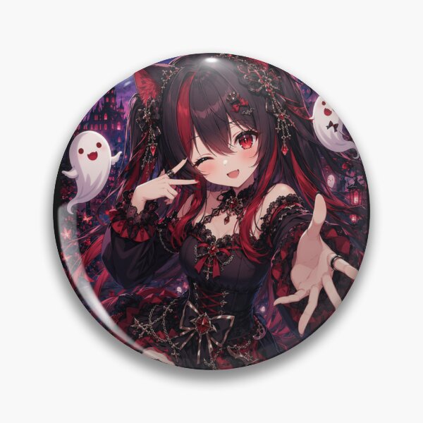 Item preview, Gothic Neko Girl – Dark Moon Night Aesthetic designed and sold by Revyra.
