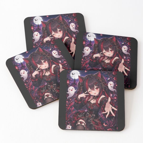 Item preview, Gothic Neko Girl – Dark Moon Night Aesthetic designed and sold by Revyra Design .