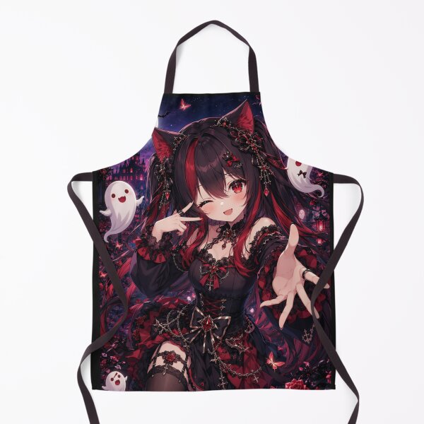 Item preview, Gothic Neko Girl – Dark Moon Night Aesthetic designed and sold by Revyra Design .