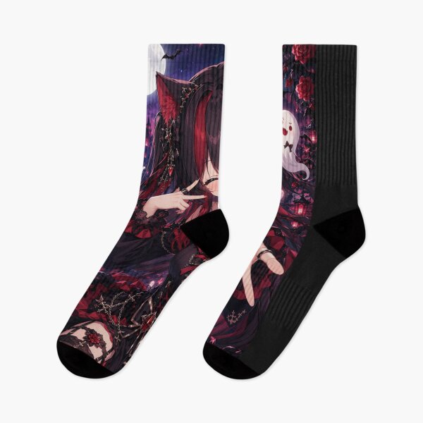 Item preview, Gothic Neko Girl – Dark Moon Night Aesthetic designed and sold by Revyra Design .
