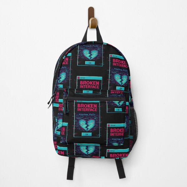 Item preview, Broken Interface – Glitch Heart System Failure designed and sold by JupiterGlitchEmpire.