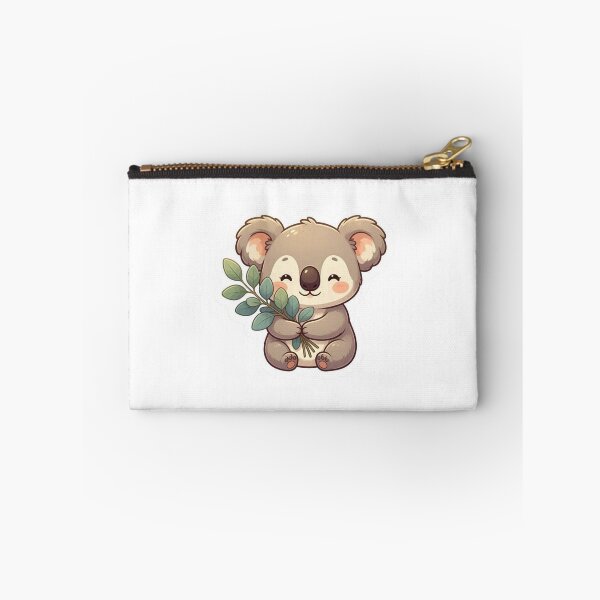 Item preview,  Kawaii Koala Sticker with Eucalyptus Leaves – Adorable Baby Koala, Australian Wildlife Vinyl Decal designed and sold by Pandey14.