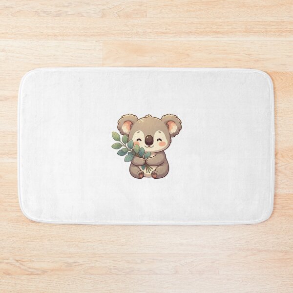 Item preview,  Kawaii Koala Sticker with Eucalyptus Leaves – Adorable Baby Koala, Australian Wildlife Vinyl Decal designed and sold by Pandey14.