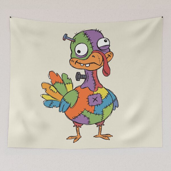 Item preview, Funny Turkey Face Halloween designed and sold by bihtti.